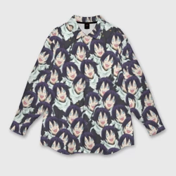 Женская рубашка oversize 3D Ято бездомный Бог паттерн