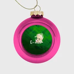 Ёлочный шар стеклянный/пластиковый Доктор Стоун