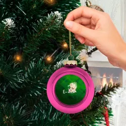 Ёлочный шар стеклянный/пластиковый Доктор Стоун - фото 2