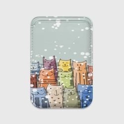 Картхолдер Magsafe магнитный Котики