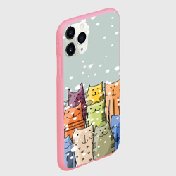 Чехол для iPhone 11 Pro Max матовый Котики - фото 2