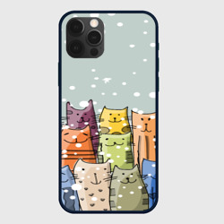 Чехол для iPhone 12 Pro Max Котики