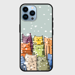 Чехол для iPhone 14 Pro Max Котики