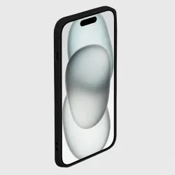 Чехол силиконовый для Apple iPhone 15 матовый Котики - фото 2