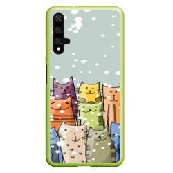 Чехол для Honor 20 Котики