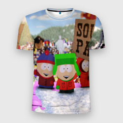 Мужская футболка 3D Slim Южный Парк South Park