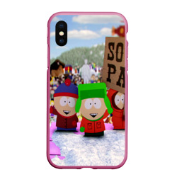 Чехол для iPhone XS Max матовый Южный Парк South Park