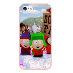 Чехол для iPhone 5/5S матовый Южный Парк South Park