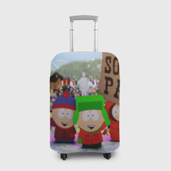 Чехол для чемодана 3D Южный Парк South Park