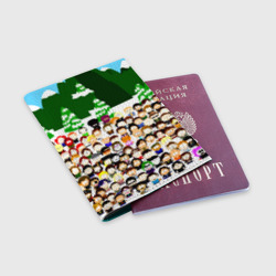 Обложка для паспорта матовая кожа Южный Парк South Park - фото 2