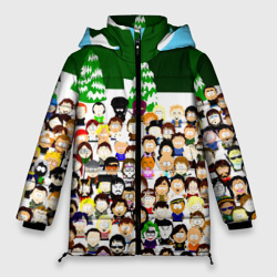 Женская зимняя куртка Oversize Южный Парк South Park