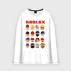 Женский лонгслив oversize хлопок Roblox