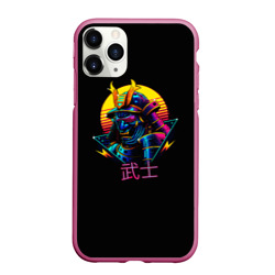 Чехол для iPhone 11 Pro Max матовый Cyber Samurai