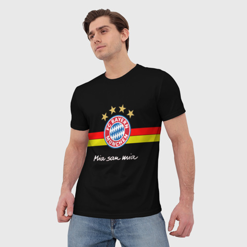 Мужская футболка 3D Бавария, цвет 3D печать - фото 3