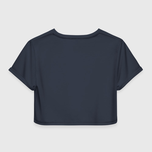 Женская футболка Crop-top 3D Пряник пиксельный, цвет 3D печать - фото 2