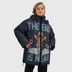Женская зимняя куртка Oversize Пряник пиксельный - фото 2