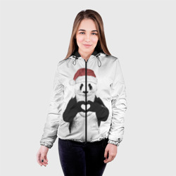 Женская куртка 3D Панда Клаус - фото 2
