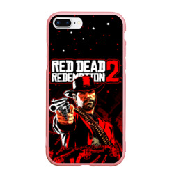 Чехол для iPhone 7Plus/8 Plus матовый Red dead Redemption 2
