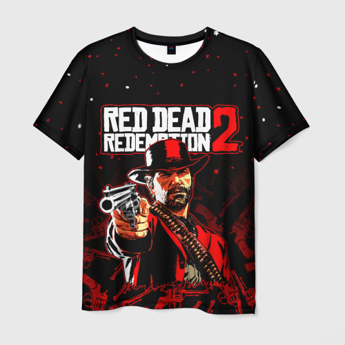 Мужская футболка 3D Red dead Redemption 2, цвет 3D печать