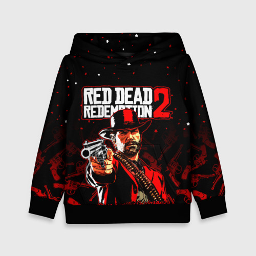Детская толстовка 3D Red dead Redemption 2, цвет черный