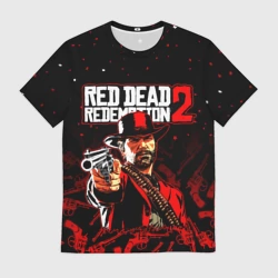 Мужская футболка 3D Red dead Redemption 2
