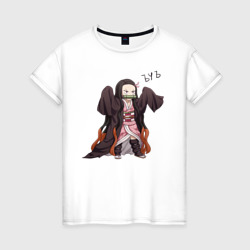 Nezuko ЪУЪ – Женская футболка хлопок с принтом купить со скидкой в -20%