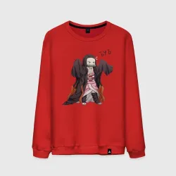 Мужской свитшот хлопок Nezuko ЪУЪ