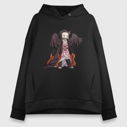 Женское худи Oversize хлопок Nezuko ЪУЪ
