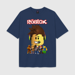 Мужская футболка Oversize хлопок texturе Roblox