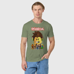 Мужская футболка хлопок Roblox - фото 2