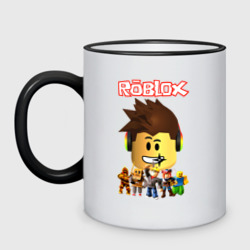 Кружка двухцветная Roblox