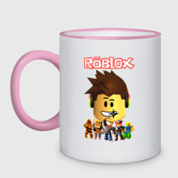 Кружка двухцветная Roblox