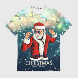 Мужская футболка 3D Пати Санта