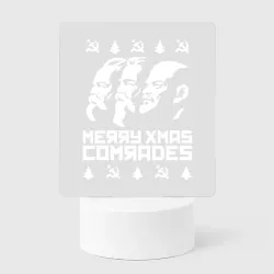 Светильник-ночник Merry Xmas Comrades - коммунистическое рождество