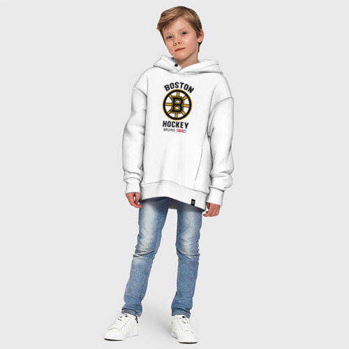 Детское худи Oversize хлопок Boston Bruins NHL - фото 11