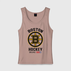 Женская майка хлопок Boston Bruins NHL