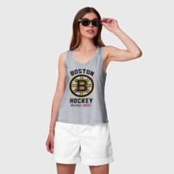Женская майка хлопок Boston Bruins NHL - фото 2