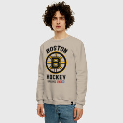 Мужской свитшот хлопок Boston Bruins NHL - фото 2