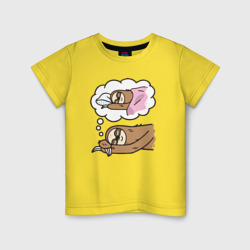 Детская футболка хлопок Сон ленивца