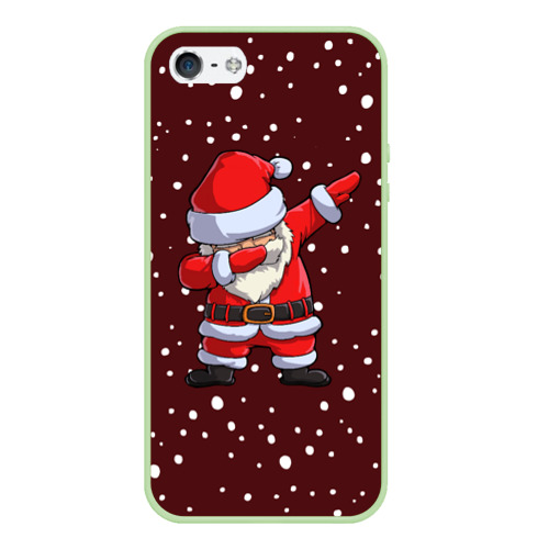 Чехол для iPhone 5/5S матовый Dab-Santa, цвет салатовый