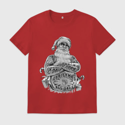Мужская футболка хлопок Плохой Санта