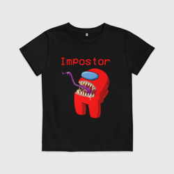 Детская футболка хлопок Among Us - impostor