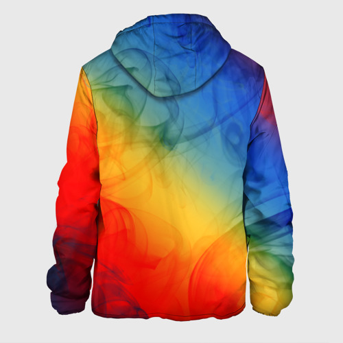 Мужская куртка 3D с принтом Cs:go Marble Fade Мраморный Градиент, вид сзади #1
