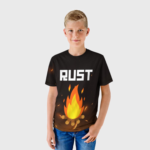 Детская футболка 3D Rust, цвет 3D печать - фото 3