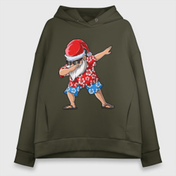 Женское худи Oversize хлопок Santa Dab