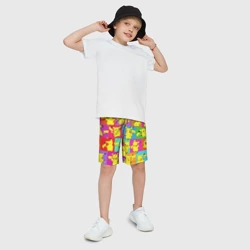 Детские спортивные шорты 3D Пикачу - фото 2
