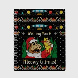 Тетрадь Wishing you a meowy catmas