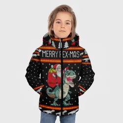 Зимняя куртка для мальчиков 3D Merry Rex-mas - фото 2