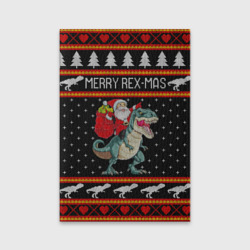 Обложка для паспорта матовая кожа Merry Rex-mas