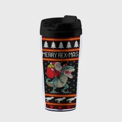 Термокружка-непроливайка Merry Rex-mas